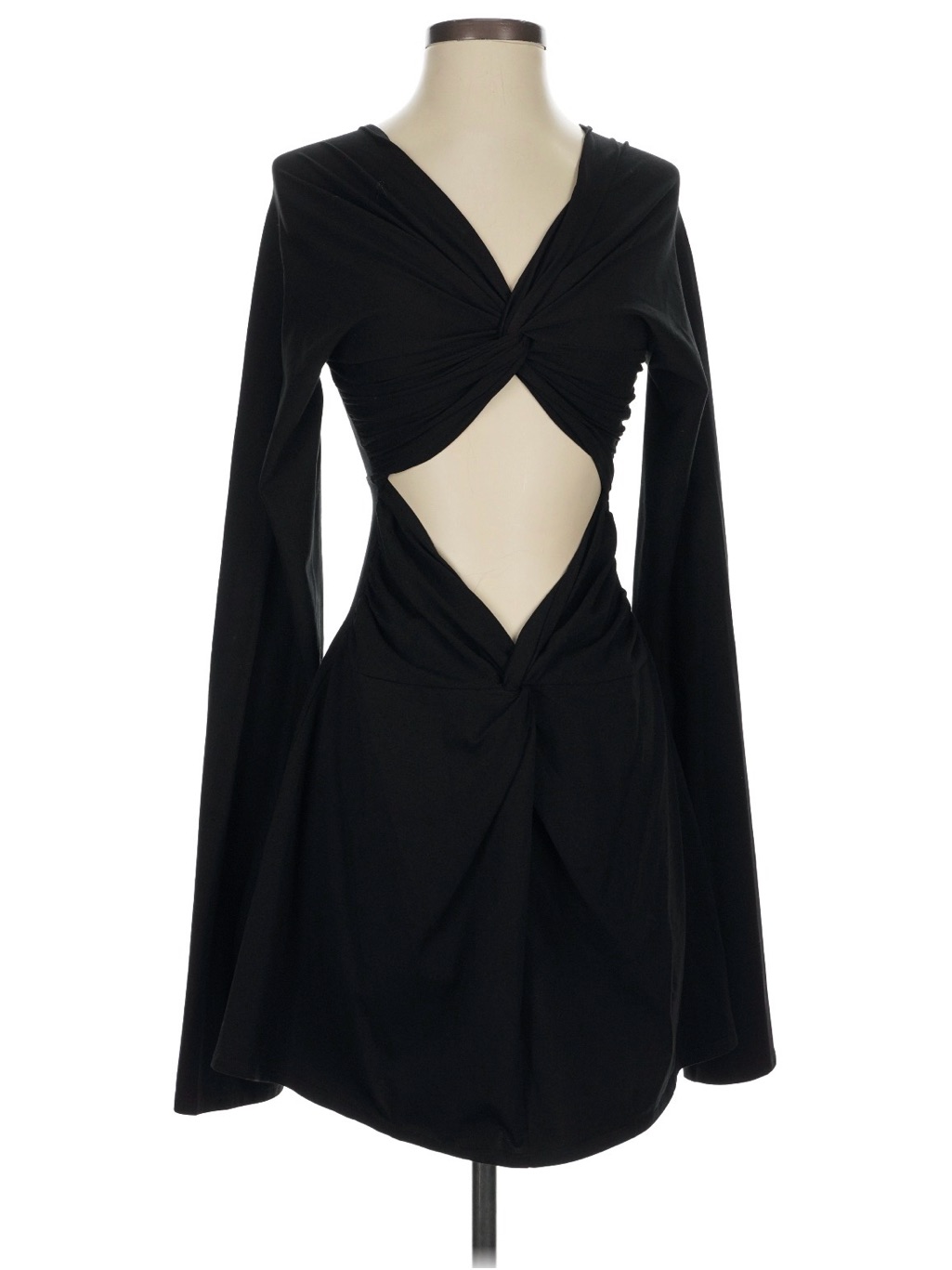 Nwt Beaufille Black Dress With Tie Detail Small — image 5 of 8